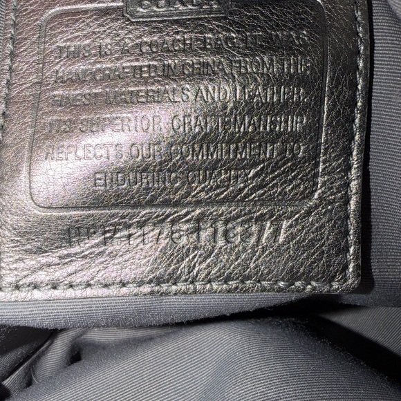 Coach Blue and Gray Circle Pattern Crossbody Bag - Picture 8 of 8